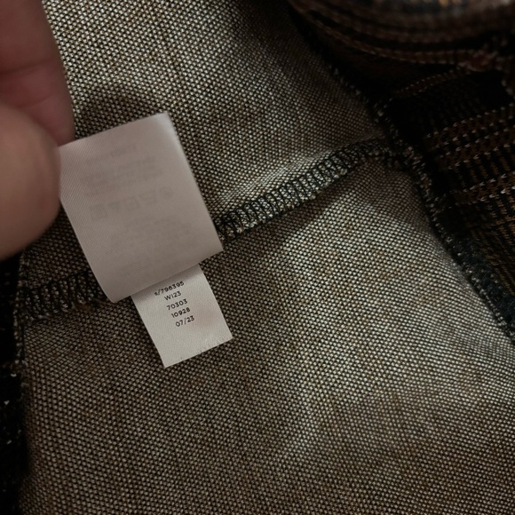 Loft | petites brown plaid leggings - Picture 6 of 6